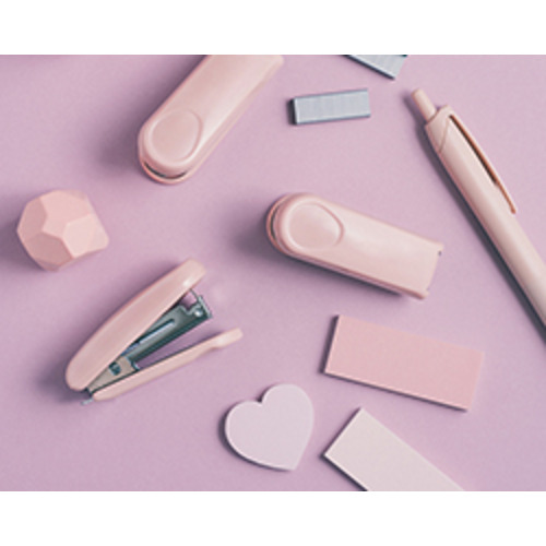 マックス（MAX） ミニホッチキス HD-10P/KP くすみピンク