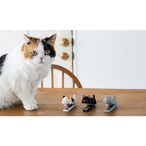 マックス（MAX） シリコンホッチキス ねこ HD-10NX/S さばとら 【数量