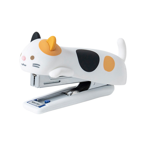 マックス（MAX） シリコンホッチキス ねこ HD-10NX/S みけねこ 【数量