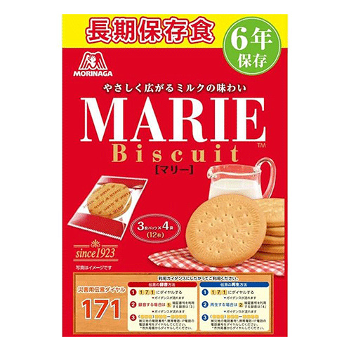 森永製菓 長期保存食マリー 12枚入 ※軽減税率対象商品