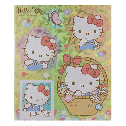 まる様　　ハローキティ シールとヘッドカバー マルカ キラキラジェムシールキット ハローキティ｜【ハンズネットストア】