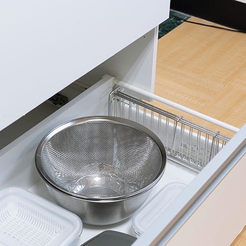 アンドキット（＆kit） コンパクトになる伸縮水切りかご RG－0600