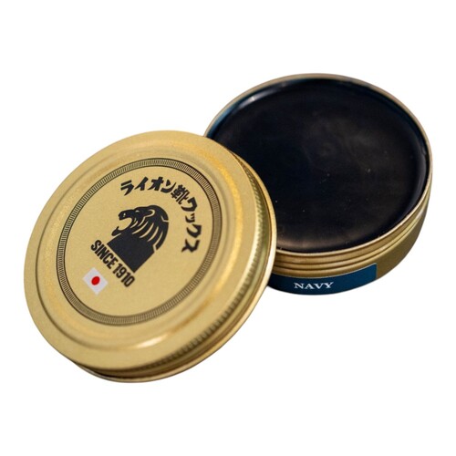 ライオンさん専用 ライオン靴クリーム本舗 ライオン靴ワックス ネイビー 50mL｜【ハンズ