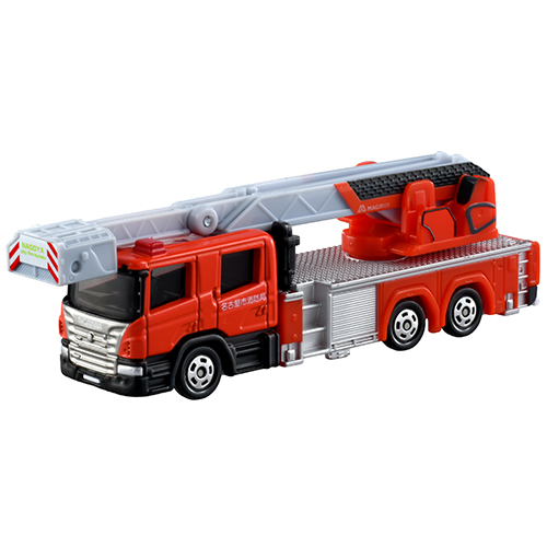 ロングトミカ 日本製 L 10 アメリカン ハシゴ消防車 緑 タカラトミー（TAKARA TOMY） ロングタイプトミカ No.145 名古屋市消防
