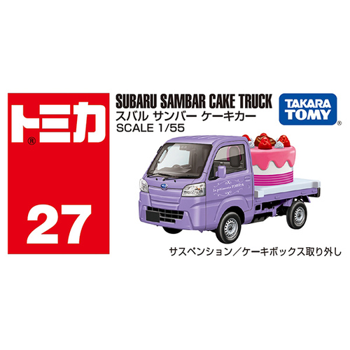 タカラトミー（TAKARA TOMY） トミカ No.27 スバル サンバー ケーキ