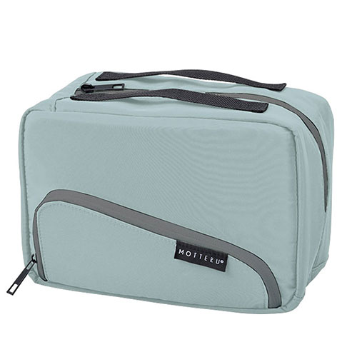 モッテル（MOTTERU）　スマホが立てられるクーラーランチポーチ　MO-1136　ライトブルー