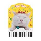 学研 かご猫 エブリデイ ミニカード (ピアノ) E20103
