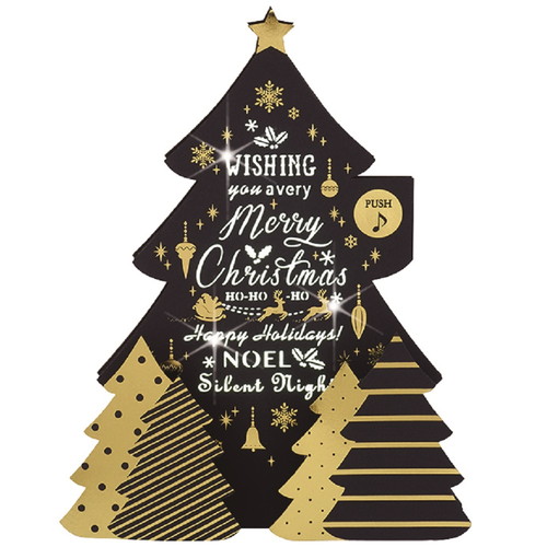 【クリスマス】 学研 クリスマスカード アクリルミュージック X16802