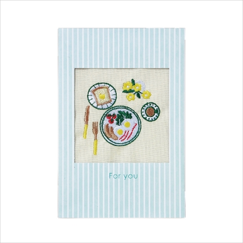 学研ステイフル アンナス（annas） 刺繍カード D08043 ED朝食