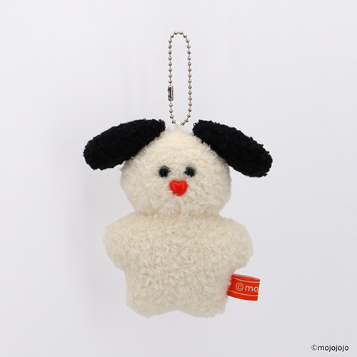 じゃがいぬくんぬいぐるみ　マスコット　平成レトロ　吊り下げ紐付き　非売品　洗濯済 学研ステイフル mojojojo マスコットキーホルダー いぬ（ブラック