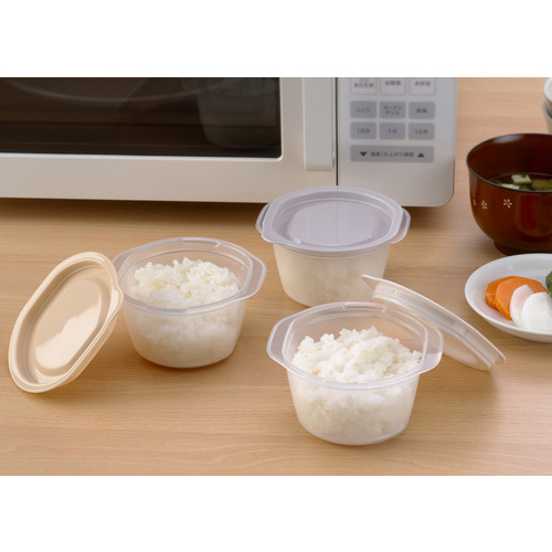 イノマタ化学 すのこ付き ごはん容器 3個組｜【ハンズネットストア】