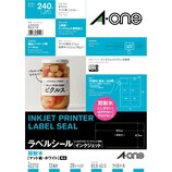 エーワン（A-one） ラベルシール［インクジェット］ 超耐水マット紙