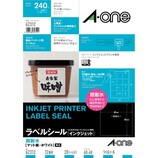エーワン（A-one） ラベルシール［インクジェット］ 超耐水マット紙