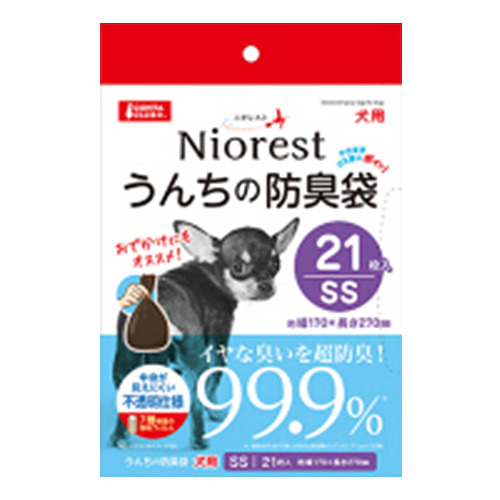 マルカン ニオレスト防臭袋 SS DA－199 21枚 犬用｜【ハンズネットストア】