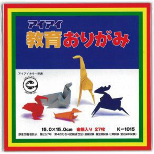 【クリックで詳細表示】アイアイ 教育折紙 15cm K1015