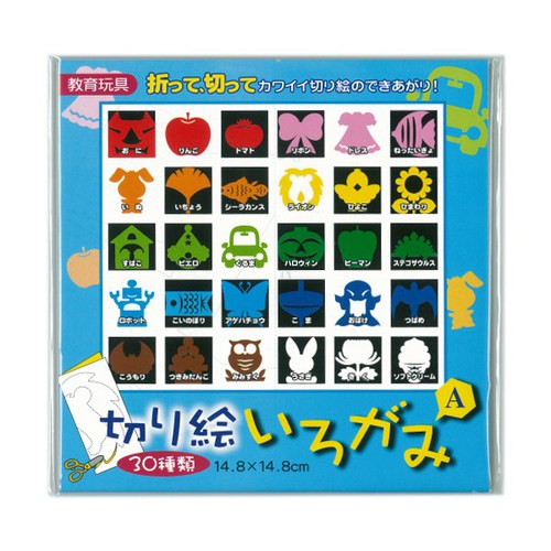 切り絵いろがみa 30種30枚入 折り紙 和紙工芸 折り紙 東急ハンズネットストア