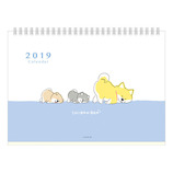 【2019年版・卓上】 マインドウェイブ シバンバン B6 カレンダー 55535 ズリズリ