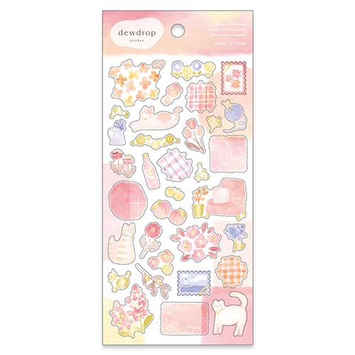 マインドウェイブ デュードロップステッカー 82438 ピンク｜【ハンズ