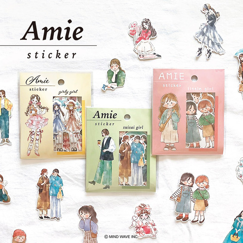 マインドウェイブ アミ ステッカー 82554 ガーリーガール｜【ハンズ