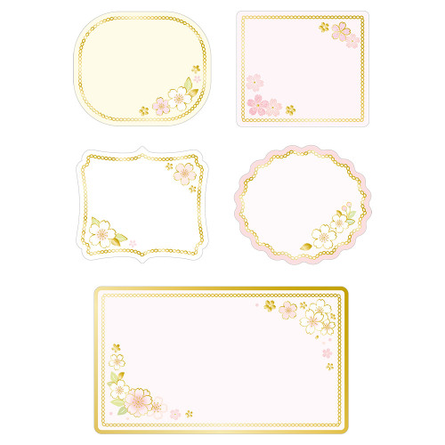 エヌビー社 色紙フレークシール 2564120 薄花桜｜【ハンズネットストア】