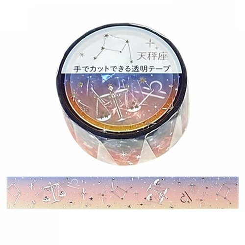 クローズ・ピン 12星座透明マスキングテープ MT-16621 天秤座