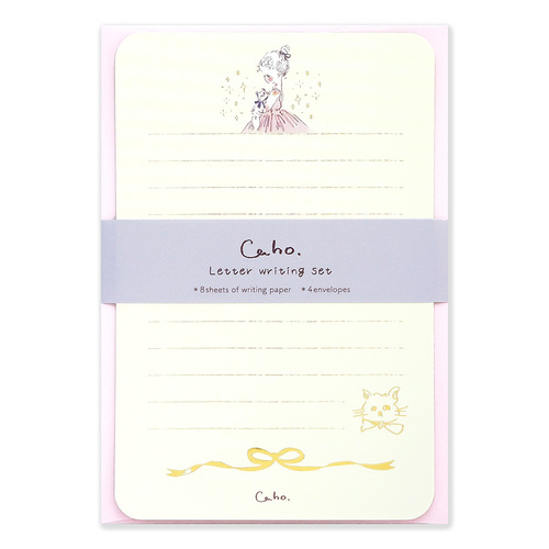 クローズピン かほ（Caho.） レターセット LS-16740 バレリーナ