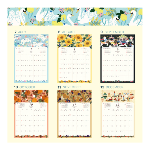 2026年版・壁掛】 クローズ・ピン Tomoko Hayashi A3壁掛けカレンダー