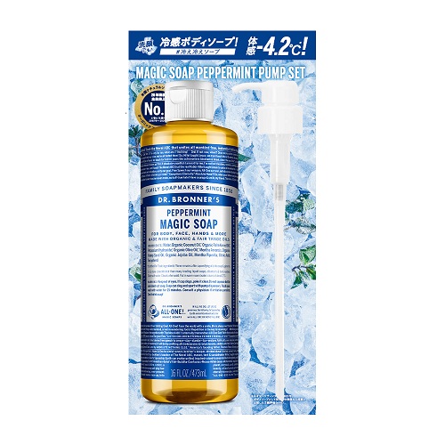ドクターブロナー（DR.BRONNER'S） マジックソープ ペパーミントM