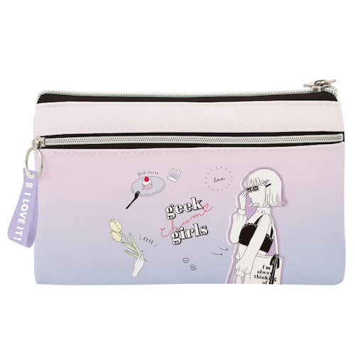 クラックス フラットペンポーチ Geek Girls ペンケース ペンケース 筆箱 東急ハンズネットストア