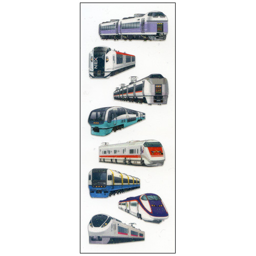 オクヤマ ラメ入りシール NR506 特急 新幹線 JR東日本編｜【ハンズ