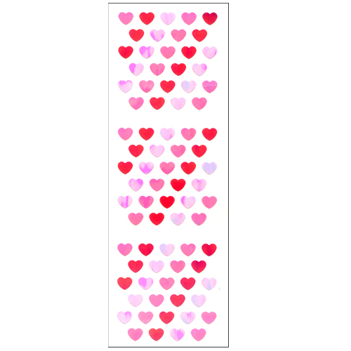 オクヤマ オーロラシール Au121 3色ハート シール シール ステッカー 東急ハンズネットストア