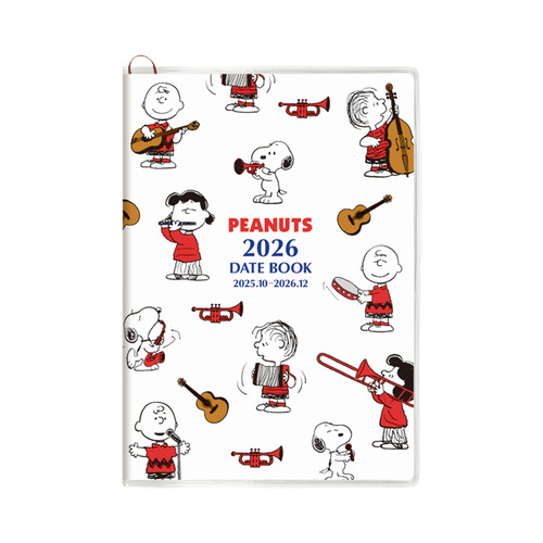 2025年10月始まり】 スクエア（square） スヌーピー A6 マンスリー