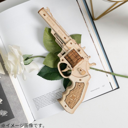 ロボタイム（Robotime） 3Dウッドパズル R）LQ401M60 リボルバー