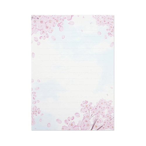 フロンティア 便箋 PD－690 青空に桜咲く｜【ハンズネットストア】