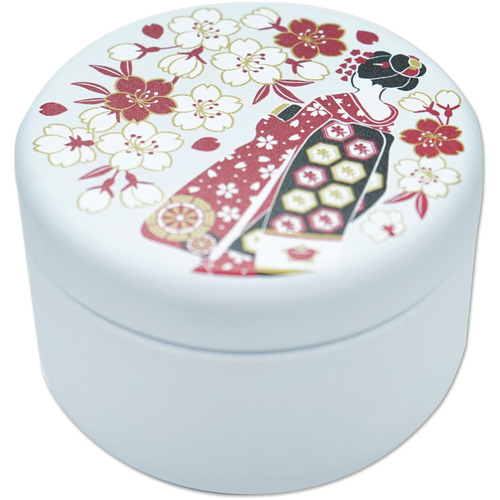 フロンティア 缶入りメモ 白 IC－002 桜と舞妓｜【ハンズネットストア】