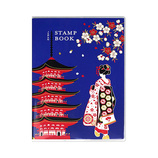 hiyoko@ コラージュ素材まとめ売り◆クリアスタンプ・ノート フロンティア スタンプノート CHO－074 舞妓さんと富士山｜【ハンズ
