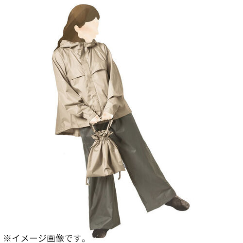 マック（Makku） ワイドレインスーツ AS－620S LLサイズ グレージュ