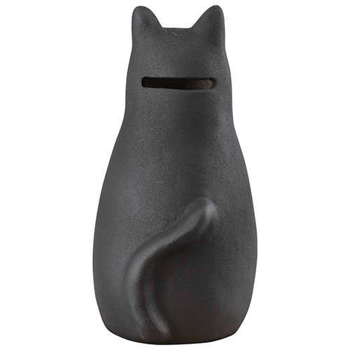 サンアート 貯金箱 猫 黒 SAN4020‐1｜【ハンズネットストア】