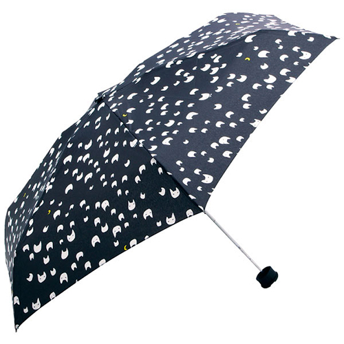 Hus スマートデュオair ナイトニャンコ レインウェア 雨具 折りたたみ傘 東急ハンズネットストア