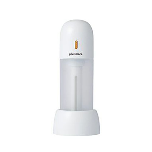 ライフオンプロダクツ(Life on Products) プラスモア(plusmore) 充電式3WAYポータブル加湿器スタンド付 PBAHF006-WH ホワイト