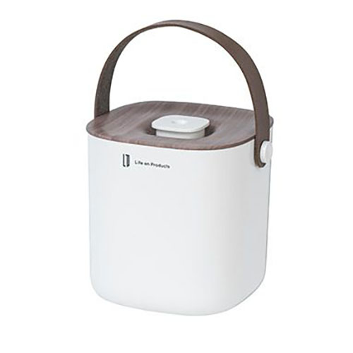 ライフオンプロダクツ（Life　on　Products）　充電式ボックス型加湿器　-Premium　WOOD-　LCAHF014－GW　グレージュウッド