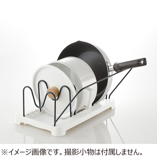 リッチェル トトノ 引き出し用 鍋フライパンスタンドn レギュラー キッチン収納 引き出し収納 東急ハンズネットストア