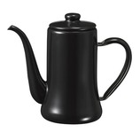 野田琺瑯 月兎印スリムポット 1.2L 黒