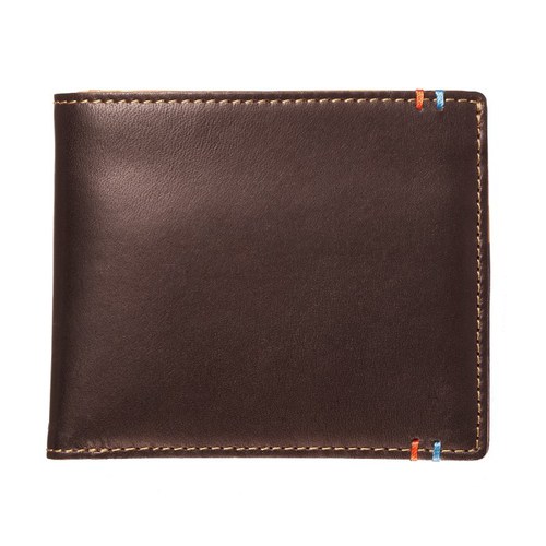 【クリックで詳細表示】Allegro ロッソ 二つ折り札入れ ブラウン