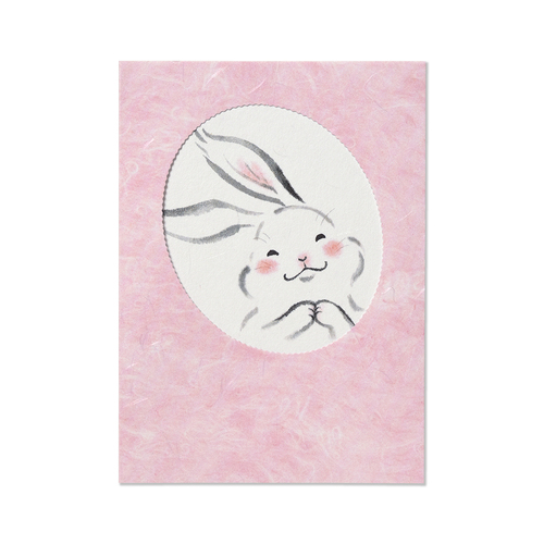 G.C.PRESS カード 和風多目的 007－10 墨絵 うさぎ｜【ハンズネット