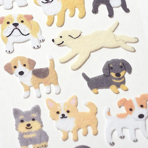 G．C．PRESS シール 起毛 133－76 犬｜【ハンズネットストア】
