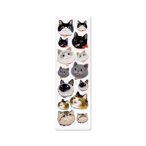 G.C.PRESS ミニステッカー NEKO 133-85 HAPPY｜【ハンズネットストア】