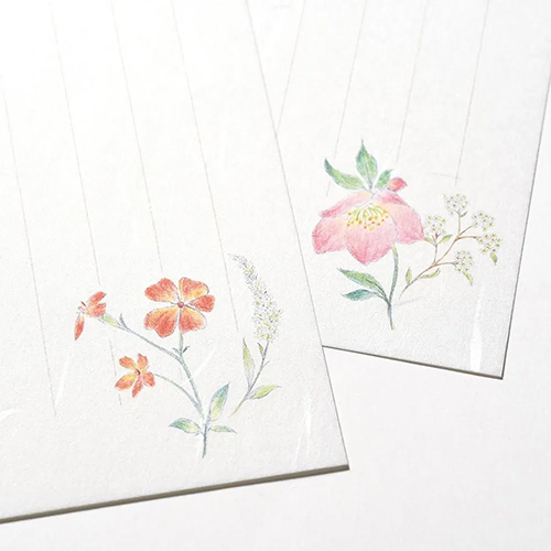 G.C.PRESS 一筆箋 紙司撰 249－53 野の花｜【ハンズネットストア】