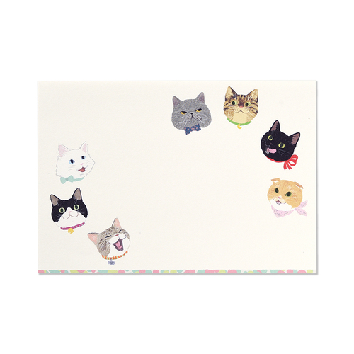 ジーシープレス（G.C.PRESS） ミニレターパッド 304－08 NEKO