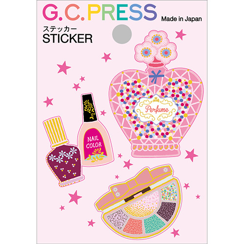 G.C.PRESS ステッカー 522－52 コスメ ピンク LIKE IT！｜【ハンズ